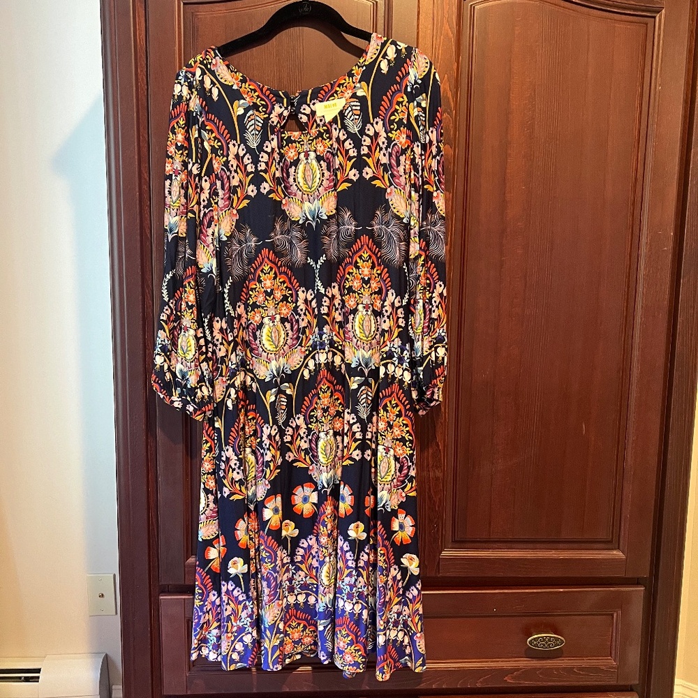 Anthropologie Maeve Sawyer Balloon- Sleeved Tunic Dress